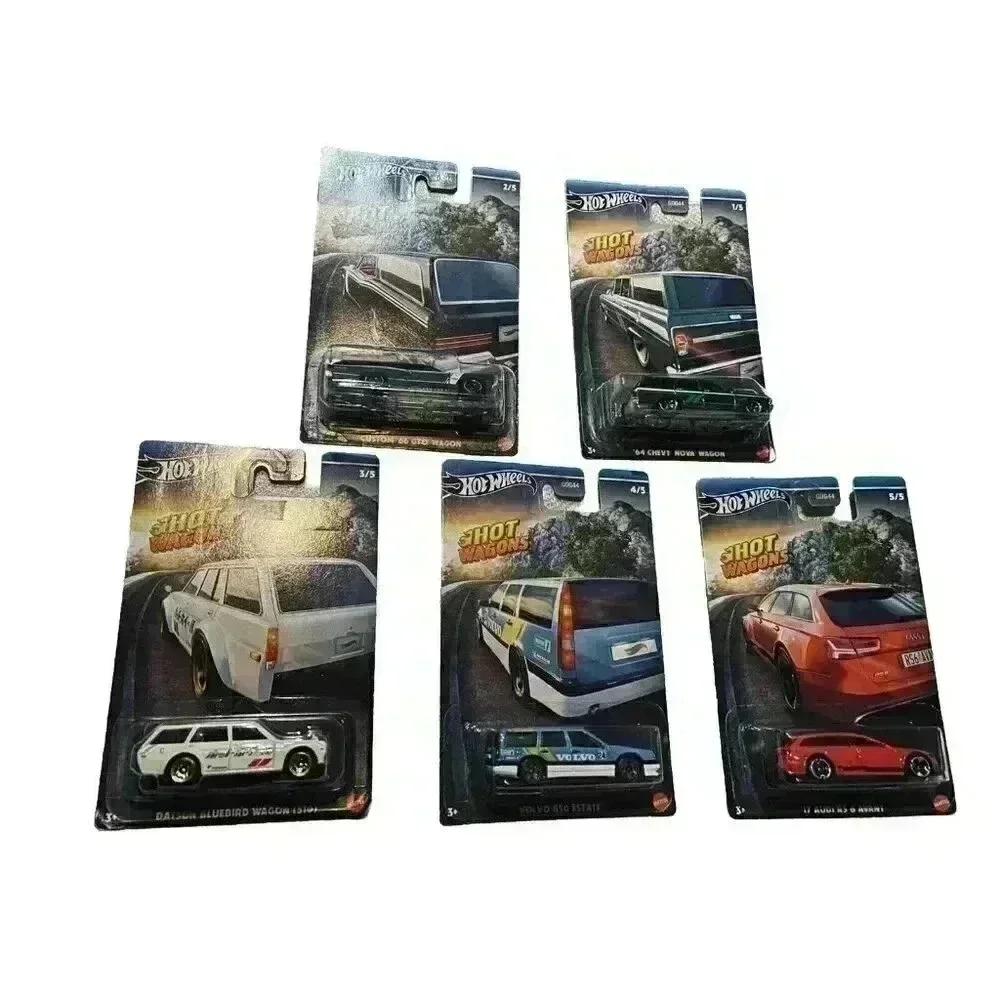 2023 HOT WHEELS HOT WAGONS SET OF 5 NIP WALMART EXCLUSIVE